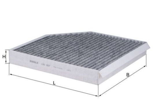 Obrázok Filter vnútorného priestoru MAHLE  LAK667