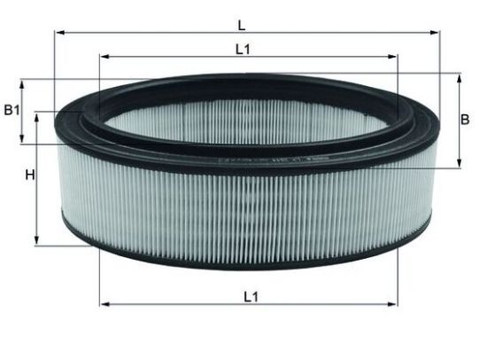 Obrázok Vzduchový filter MAHLE  LX2844