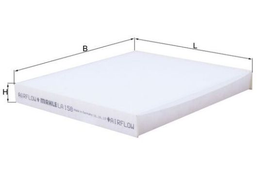 Obrázok Filter vnútorného priestoru MAHLE  LAP2