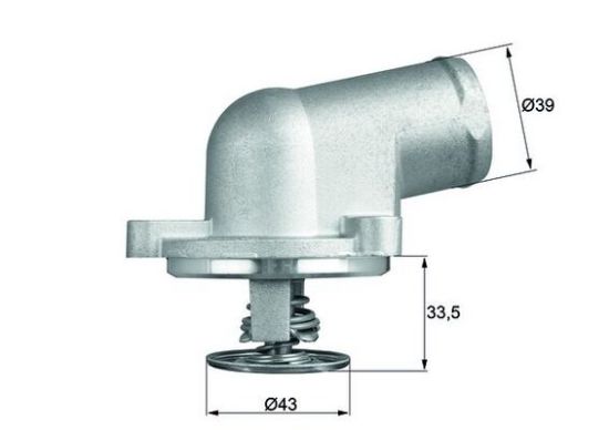 Obrázok Termostat chladenia MAHLE BEHR TI20787D