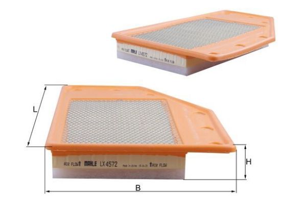 Obrázok Vzduchový filter MAHLE  LX4572