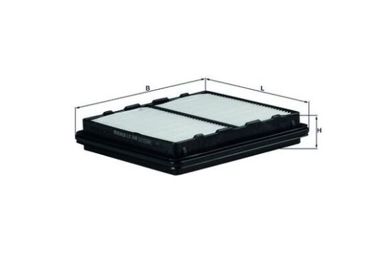 Obrázok Vzduchový filter MAHLE  LX848