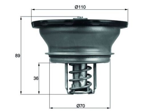 Obrázok Termostat chladenia MAHLE BEHR THD382