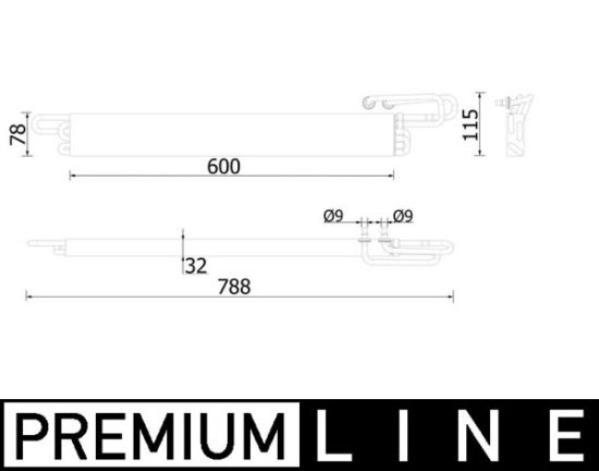 Obrázok Chladič motorového oleja MAHLE BEHR *** PREMIUM LINE *** CLC224000P