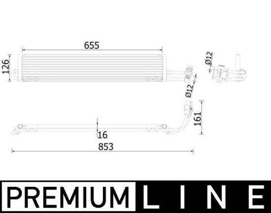 Obrázok Chladič oleja automatickej prevodovky MAHLE BEHR *** PREMIUM LINE *** CLC234000P