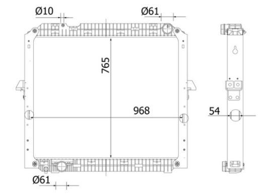Obrázok Chladič motora MAHLE BEHR CR2326000S