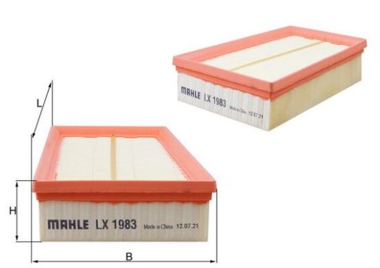 Obrázok Vzduchový filter MAHLE  LX1983