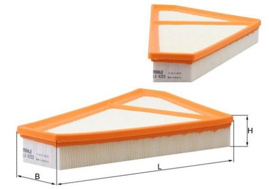 Obrázok Vzduchový filter MAHLE  LX4253