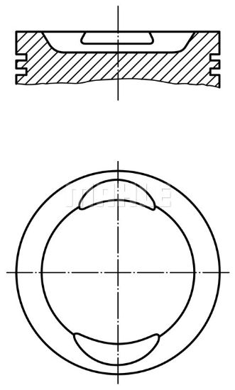 Obrázok Piest MAHLE  0112711