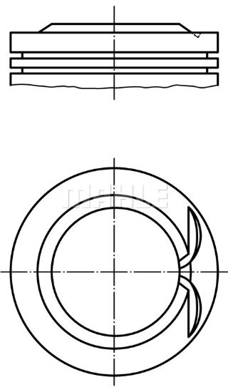 Obrázok Piest MAHLE  028PI00146000