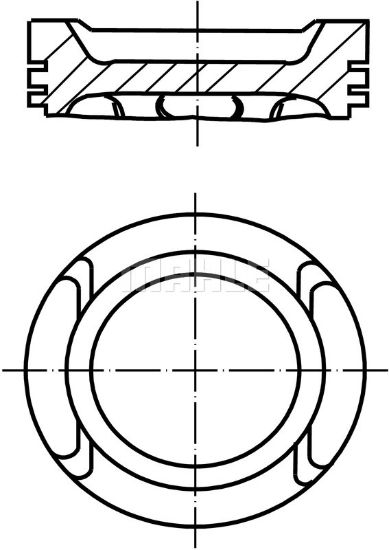 Obrázok Piest MAHLE  021PI00116000