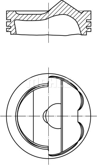 Obrázok Piest MAHLE  028PI00124000
