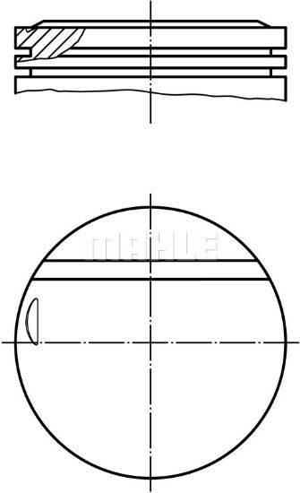 Obrázok Piest MAHLE  0021600