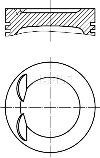 Obrázok Piest MAHLE  028PI00134000