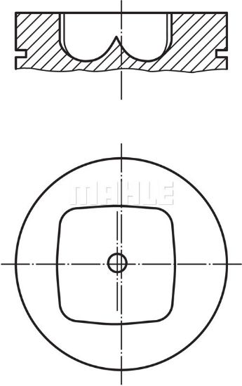 Obrázok Piest MAHLE  043PI00114000