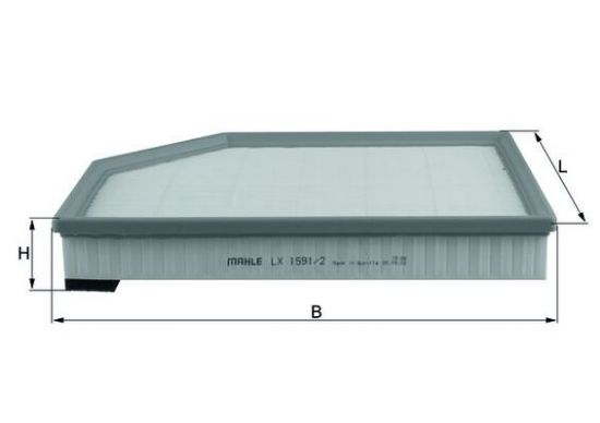 Obrázok Vzduchový filter MAHLE  LX15912