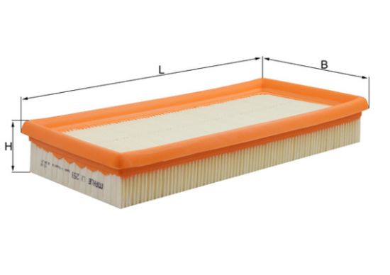Obrázok Vzduchový filter MAHLE  LX259