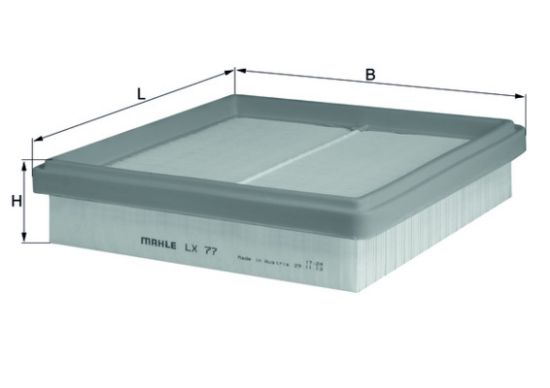 Obrázok Vzduchový filter MAHLE  LX77