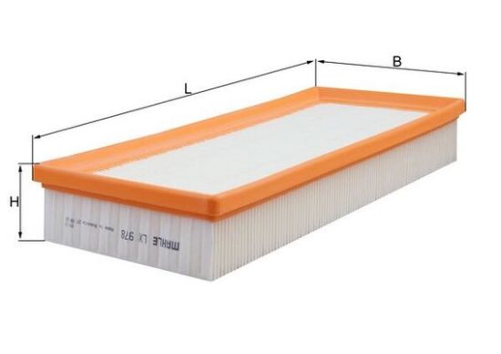 Obrázok Vzduchový filter MAHLE  LX978