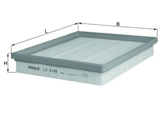 Obrázok Vzduchový filter MAHLE  LX3149