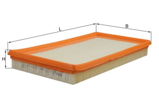 Obrázok Vzduchový filter MAHLE  LX59