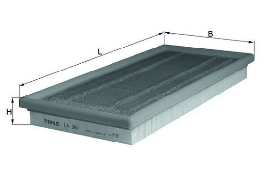 Obrázok Vzduchový filter MAHLE  LX261