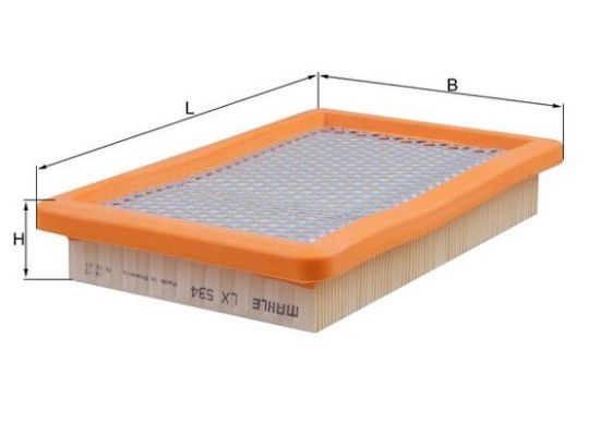 Obrázok Vzduchový filter MAHLE  LX534