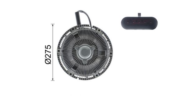 Obrázok Spojka ventilátora chladenia MAHLE BEHR *** PREMIUM LINE *** CFC97000P