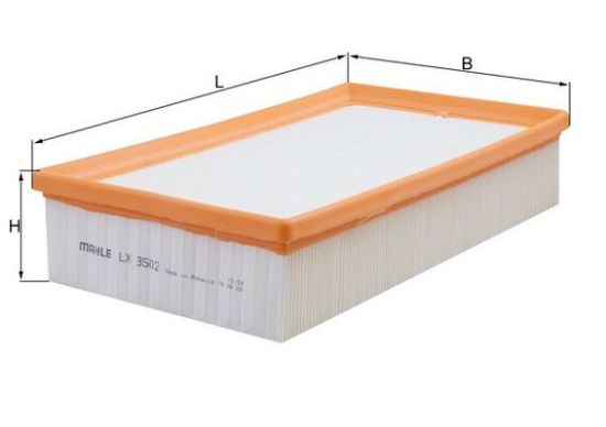 Obrázok Vzduchový filter MAHLE  LX3502