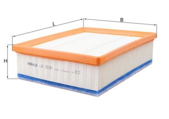 Obrázok Vzduchový filter MAHLE  LX2031