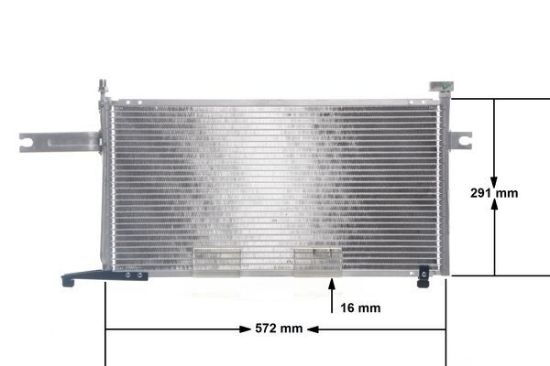 Obrázok Kondenzátor klimatizácie MAHLE BEHR AC319000S