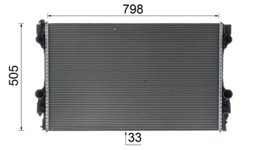 Obrázok Chladič motora MAHLE BEHR *** PREMIUM LINE *** CR1729000P