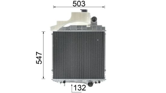 Obrázok Chladič motora MAHLE BEHR *** PREMIUM LINE *** CR1729000P