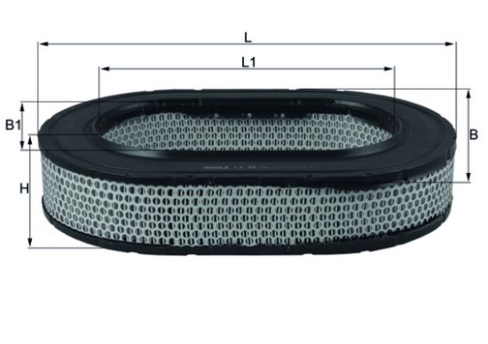 Obrázok Vzduchový filter MAHLE  LX86