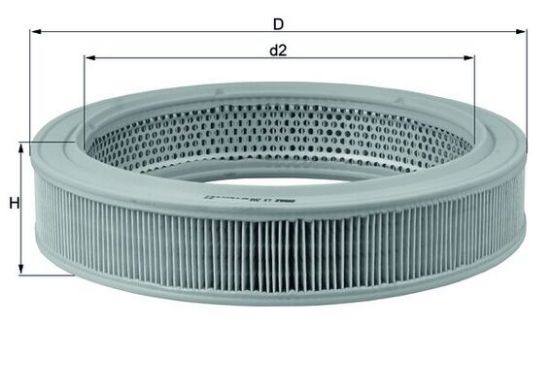 Obrázok Vzduchový filter MAHLE  LX208