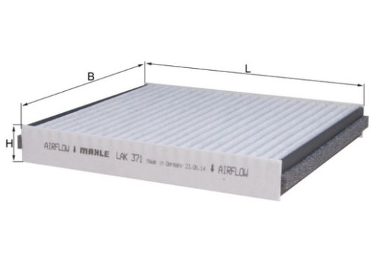 Obrázok Filter vnútorného priestoru MAHLE  LAK371