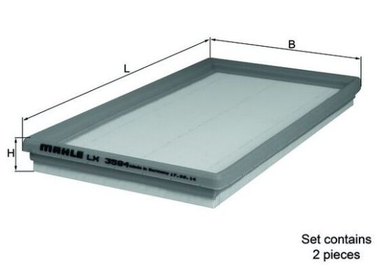Obrázok Vzduchový filter MAHLE  LX3594S