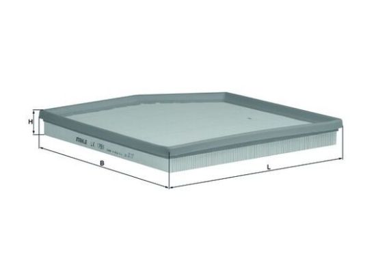 Obrázok Vzduchový filter MAHLE  LX1791