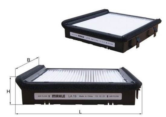 Obrázok Filter vnútorného priestoru MAHLE  LA19