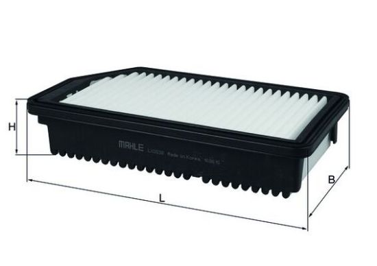 Obrázok Vzduchový filter MAHLE  LX3538