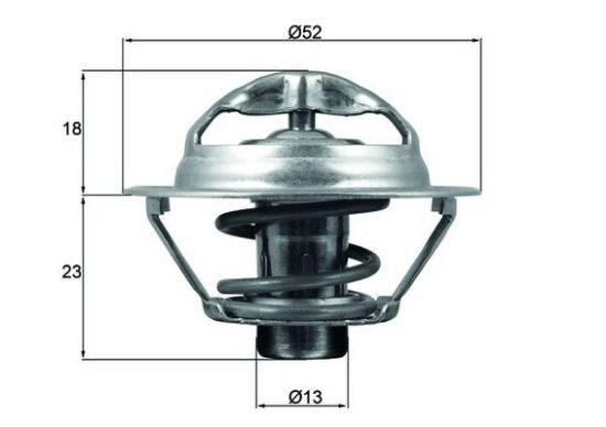 Obrázok Termostat chladenia MAHLE BEHR TX17595D