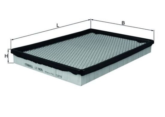 Obrázok Vzduchový filter MAHLE  LX1636