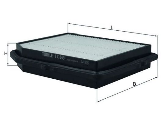 Obrázok Vzduchový filter MAHLE  LX849