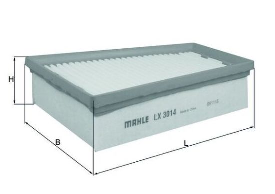 Obrázok Vzduchový filter MAHLE  LX3014