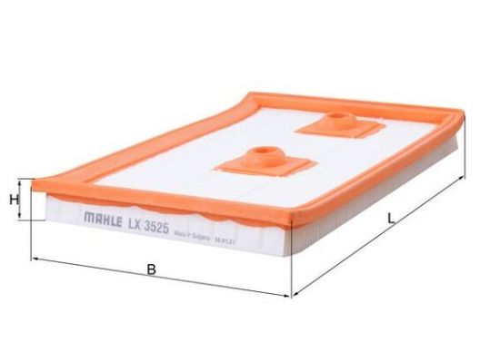 Obrázok Vzduchový filter MAHLE  LX3525