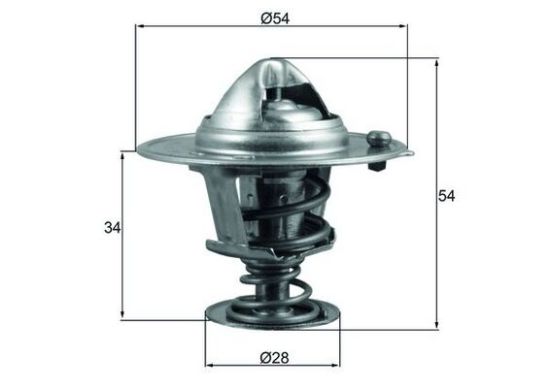 Obrázok Termostat chladenia MAHLE BEHR TX20688D