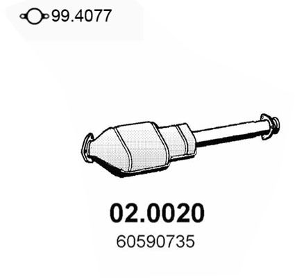 Obrázok Katalyzátor ASSO  020020