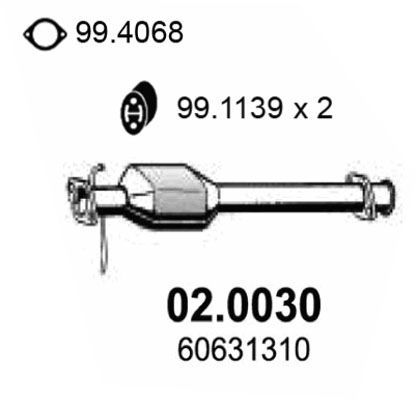 Obrázok Katalyzátor ASSO  020030