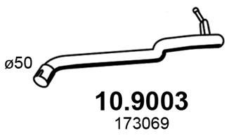 Obrázok Výfukové potrubie ASSO  109003