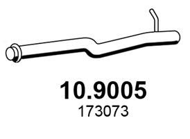 Obrázok Výfukové potrubie ASSO  109005